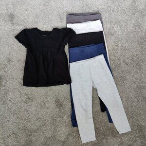 Next & H&M Girls 5 Leggings & Top Size 2-3 Years Cotton Lightweight Comfy Summer